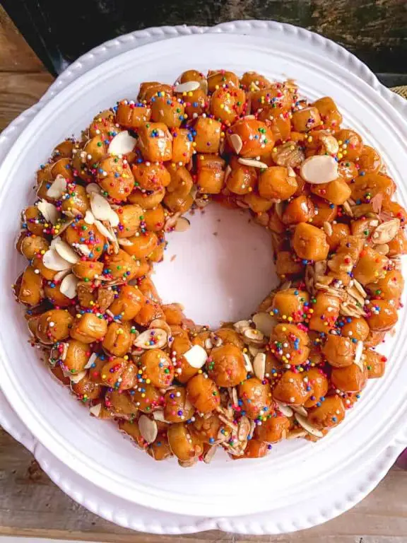 Vanilla Bean Struffoli with Almond Drizzle