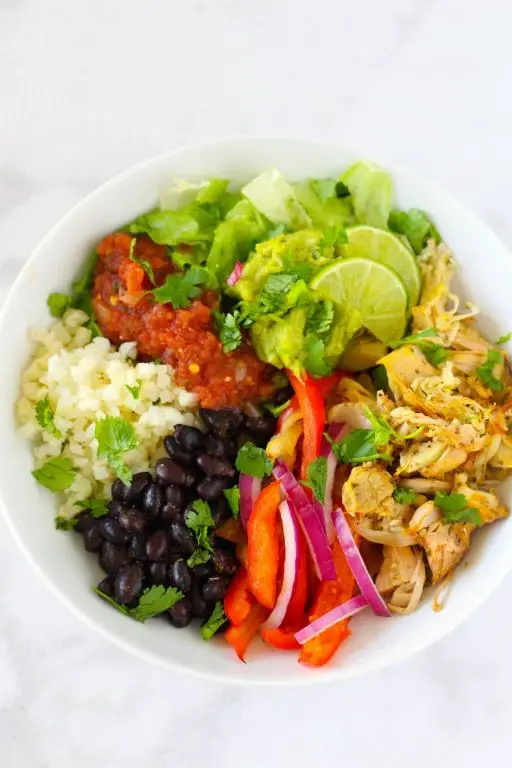 Vegan Jackfruit Carnitas Burrito Bowls