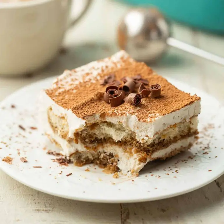 Vegan Tiramisu with Cashew Cream and Coffee Soaked Ladyfingers