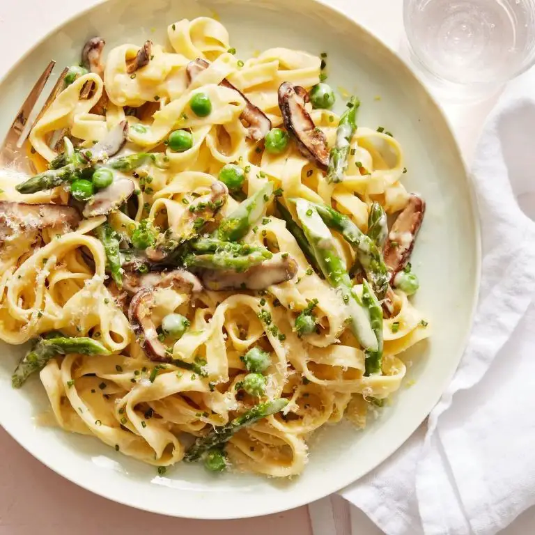 Vegetable Alfredo Pasta