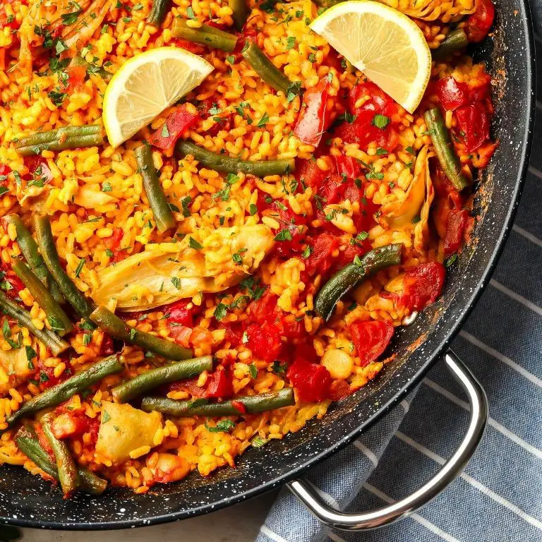 Vegetable Paella with Saffron Infusion