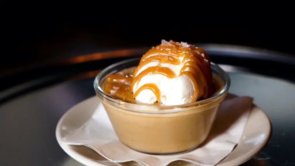 Warm Irish Butterscotch Pudding