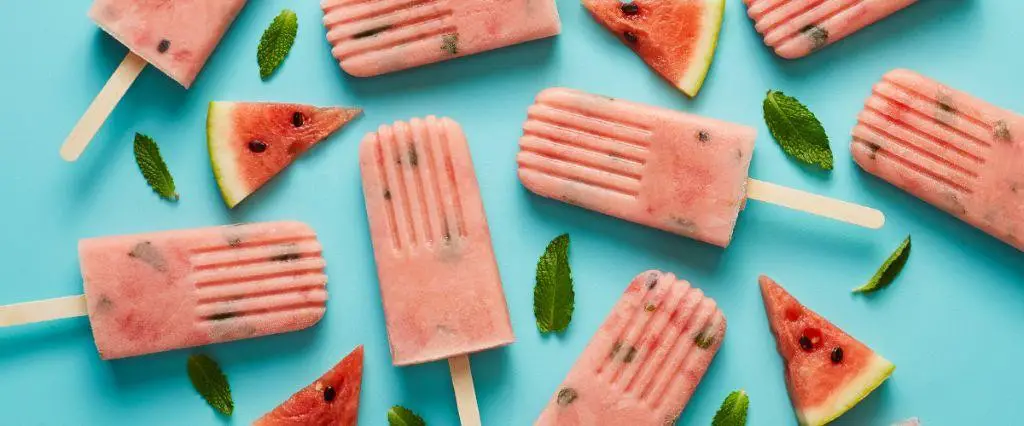 Watermelon Mint Yogurt Popsicles