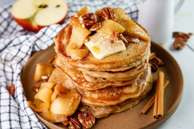 Whole Butternut Squash Pancakes with Cinnamon