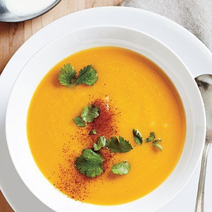 Whole Butternut Squash Soup with Coconut Milk