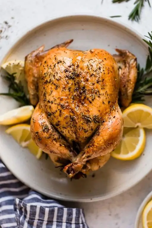 Whole Chicken with Lemon and Rosemary