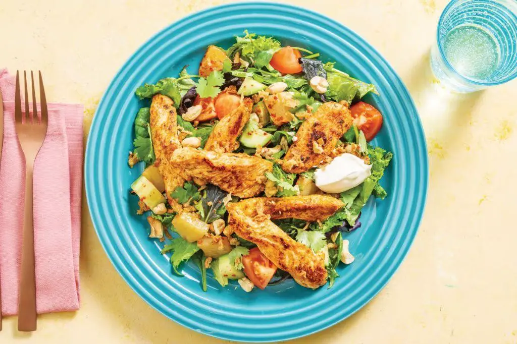 Whole Foods Chicken Salad with Pineapple and Cashews