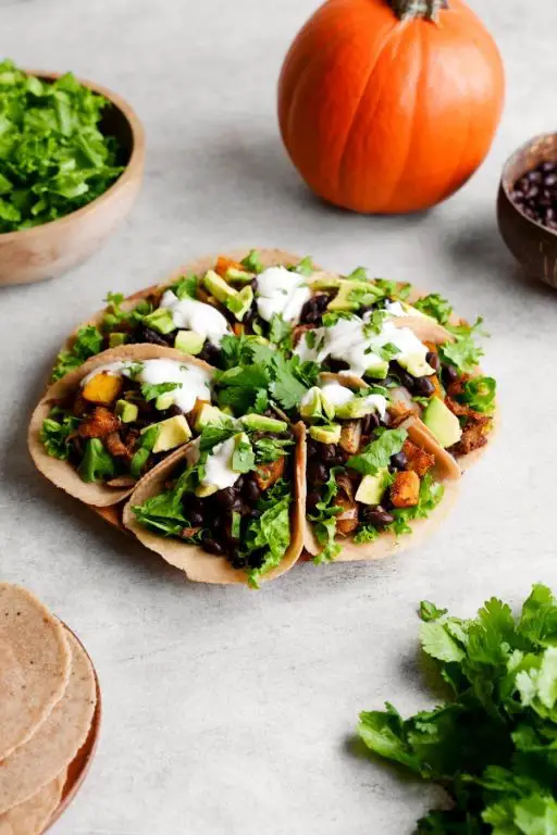 Whole Pumpkin Tacos with Spiced Ground Meat