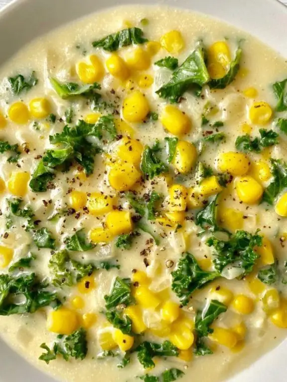 Wilted Lettuce and Sweet Corn Chowder