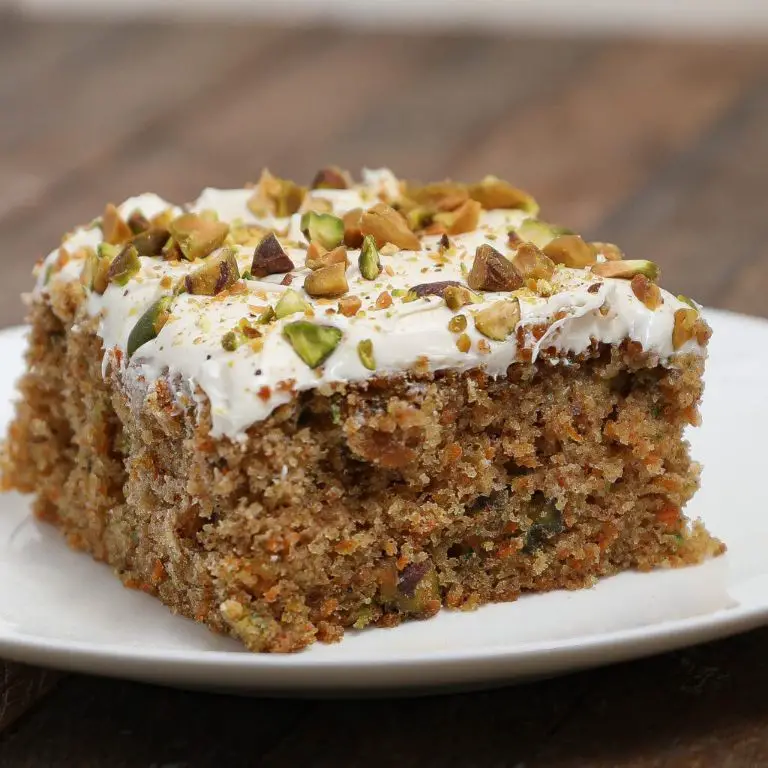 Zucchini Flour Carrot Cake