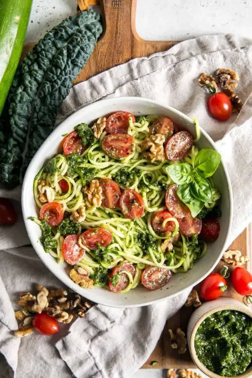 Zucchini and Walnut Pesto