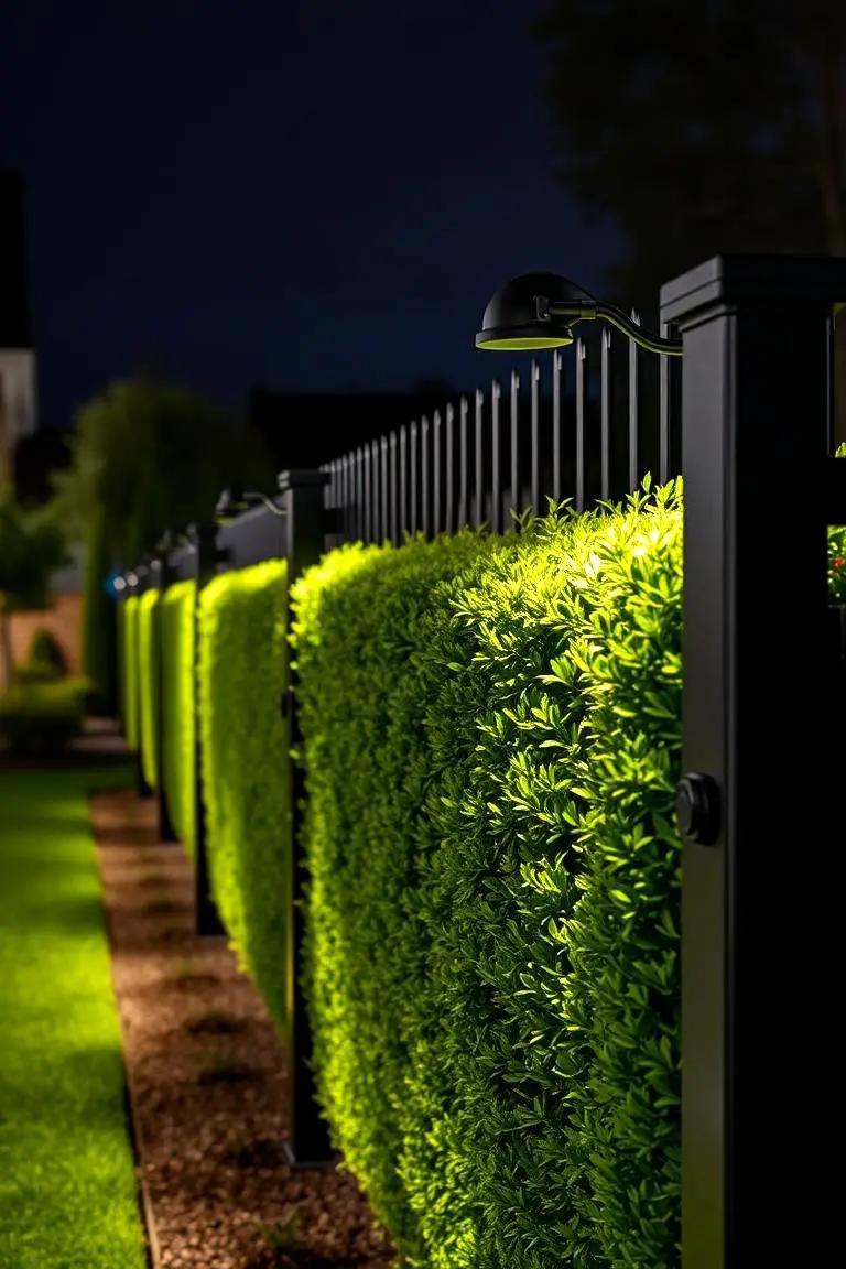 Fence Line Accent Lights