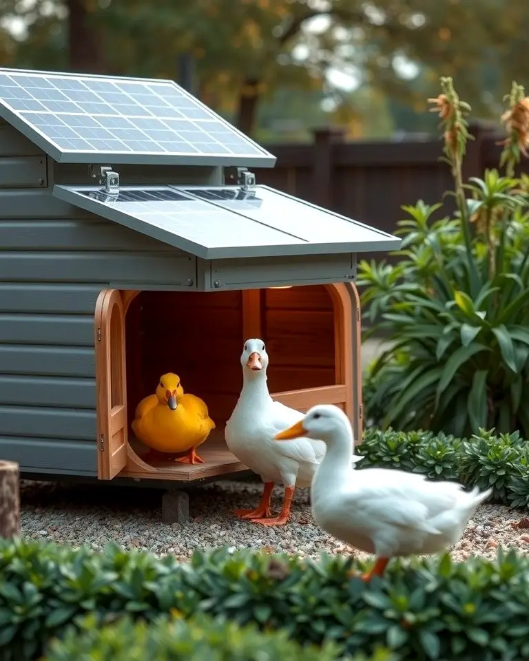 Solar-Powered Duck House