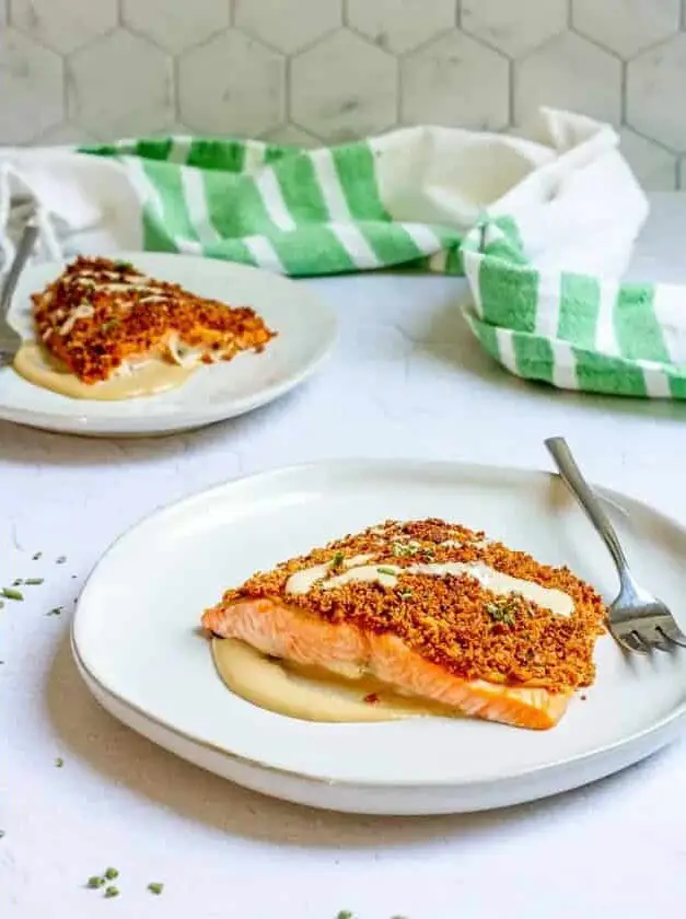 Baked Mustard Salmon