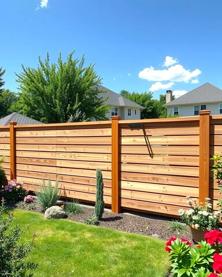 Double-Sided Horizontal Fence