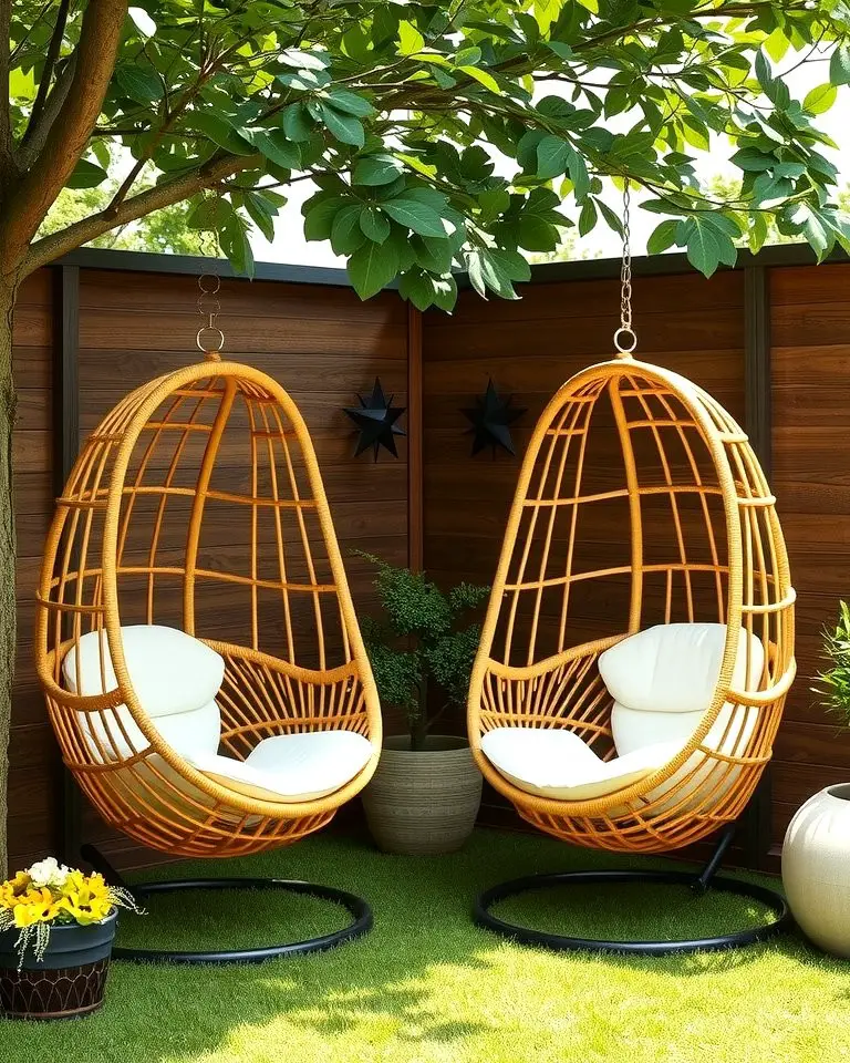 Hanging Egg Chairs