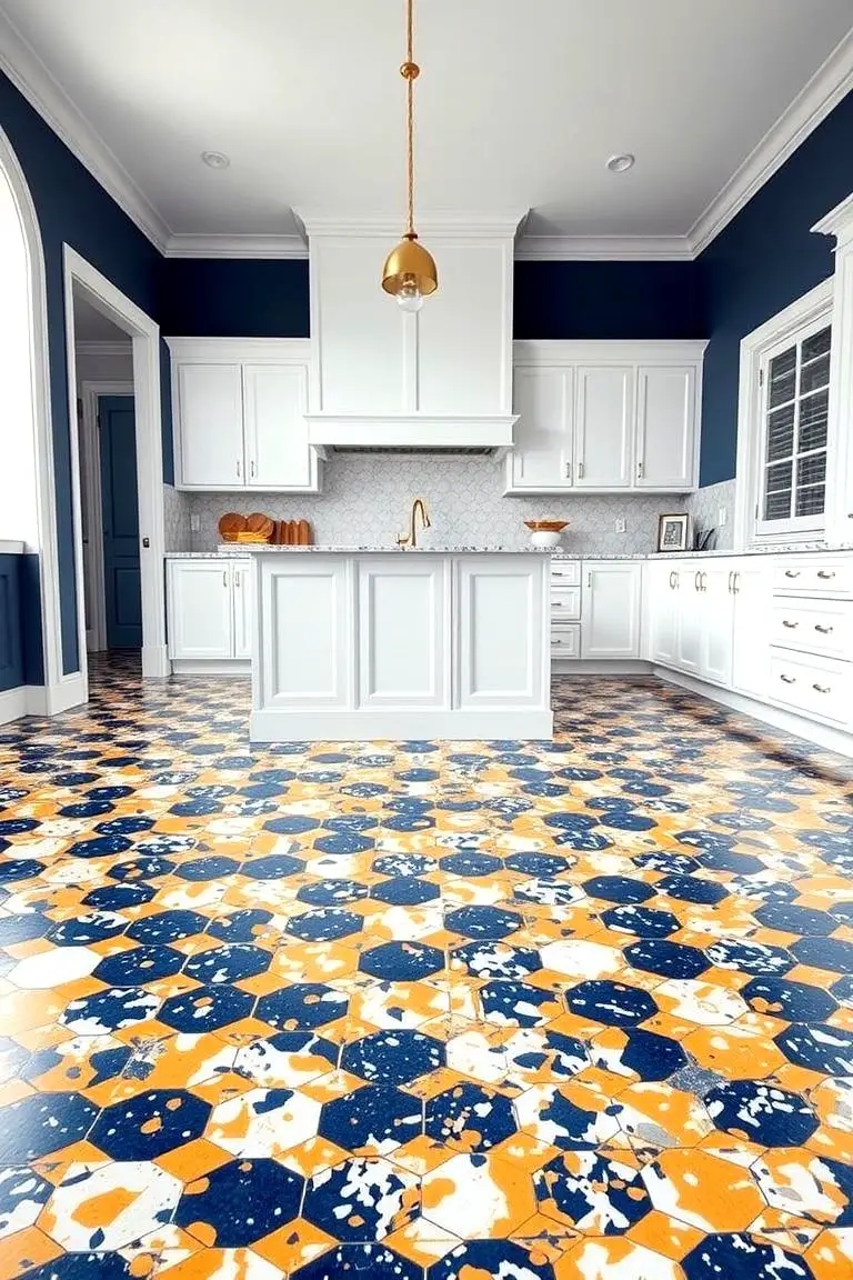 Bold Patterned Flooring