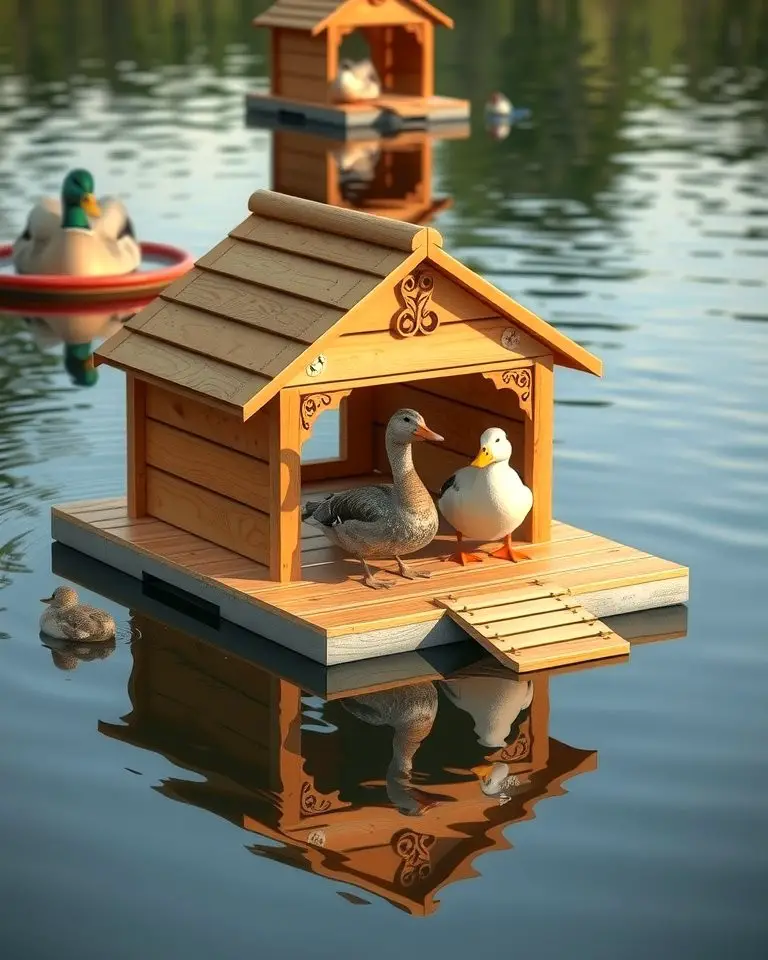 Floating Duck House for Ponds
