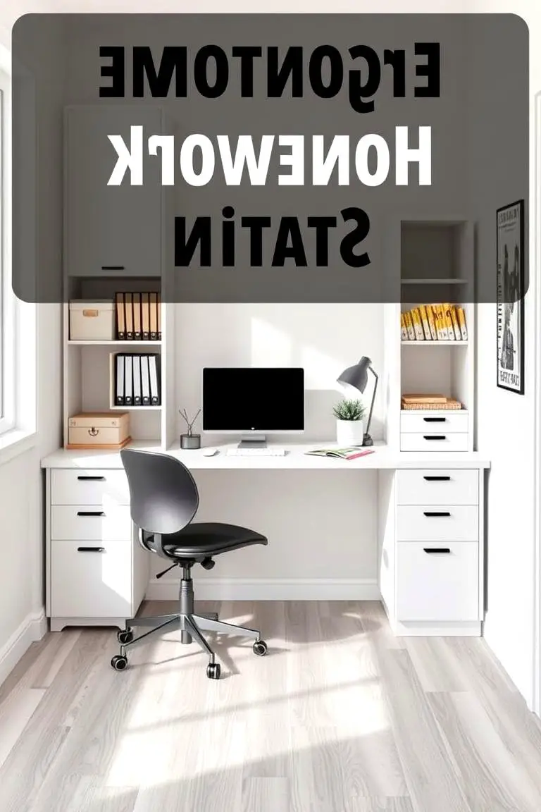Ergonomic Homework Station