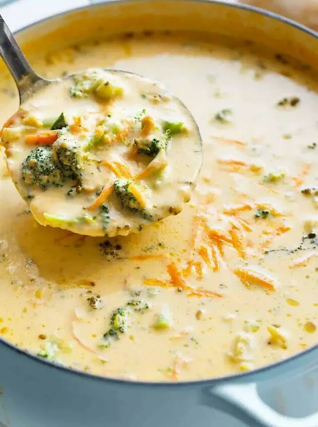 Easy Broccoli Cheddar Soup