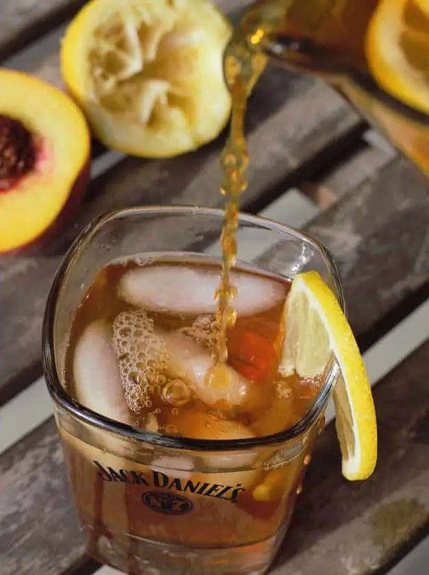 Bourbon Peach Iced Tea