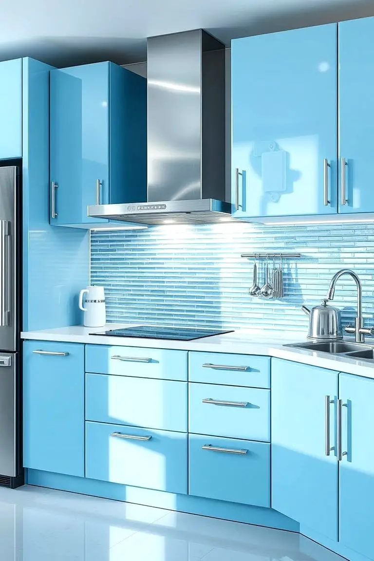 Icy Blue Contemporary