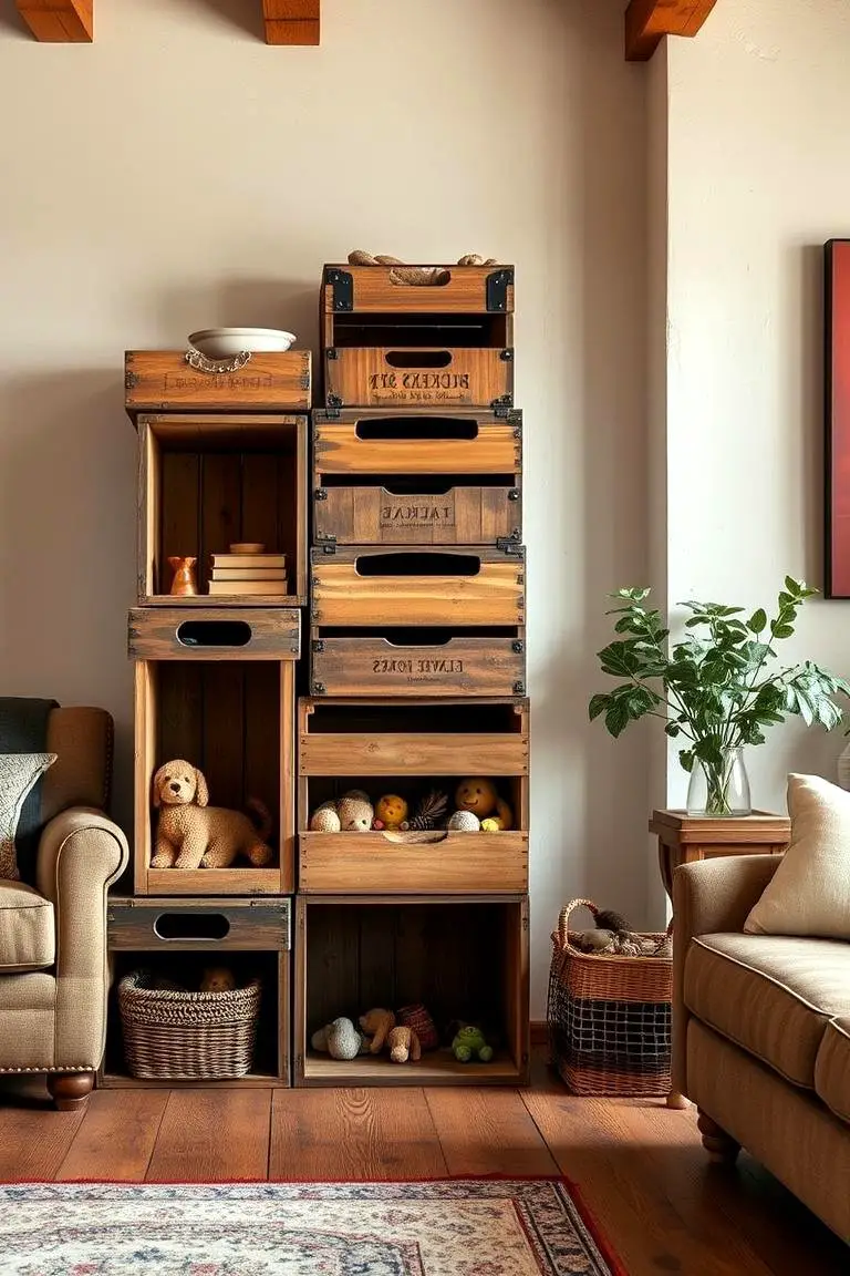 Rustic Wooden Crates