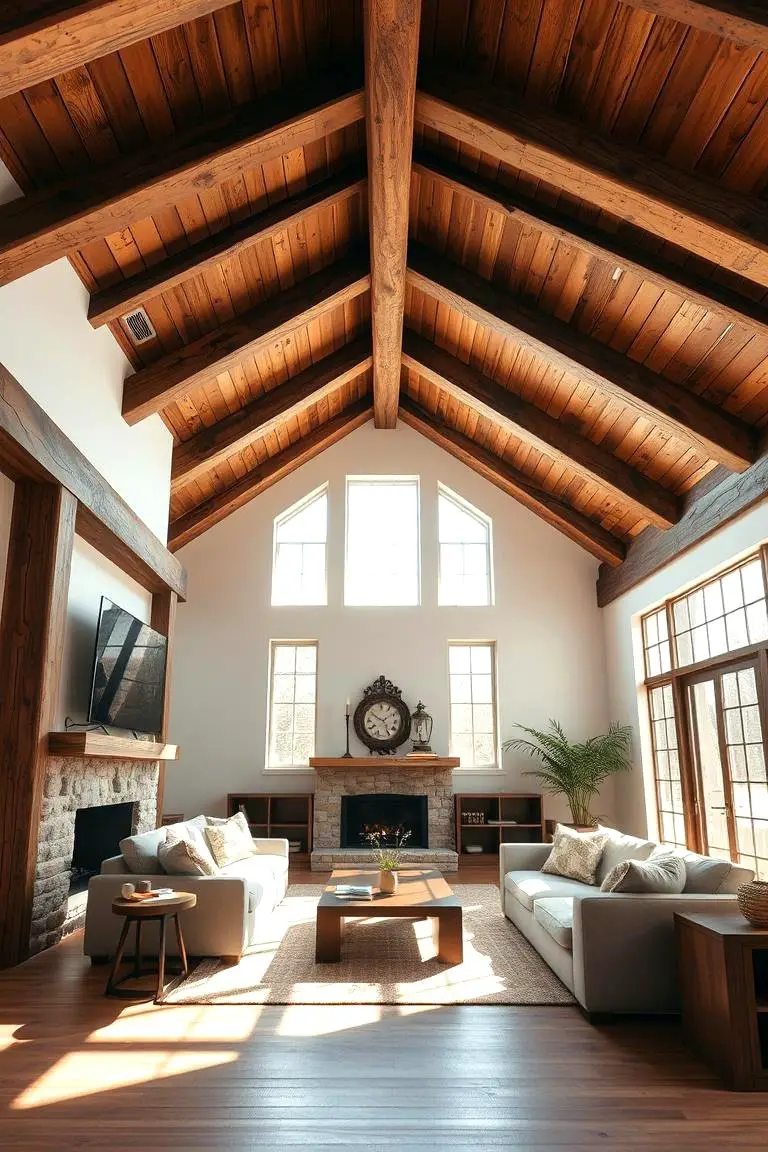 Exposed Wooden Beam Ceilings