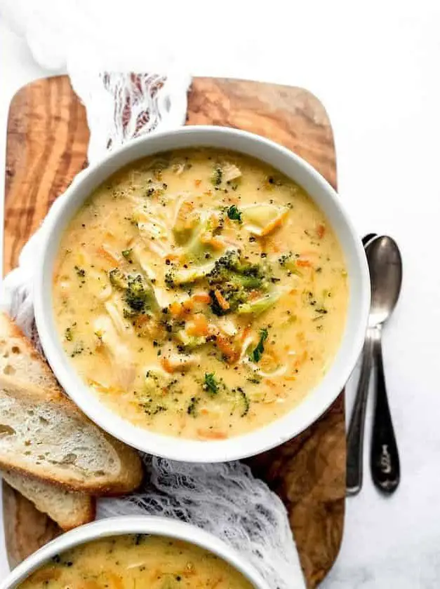 Instant Pot Broccoli Cheddar Chicken Soup