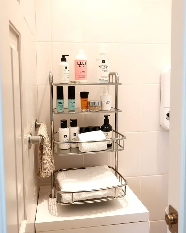 Tiered Tray for Vertical Storage