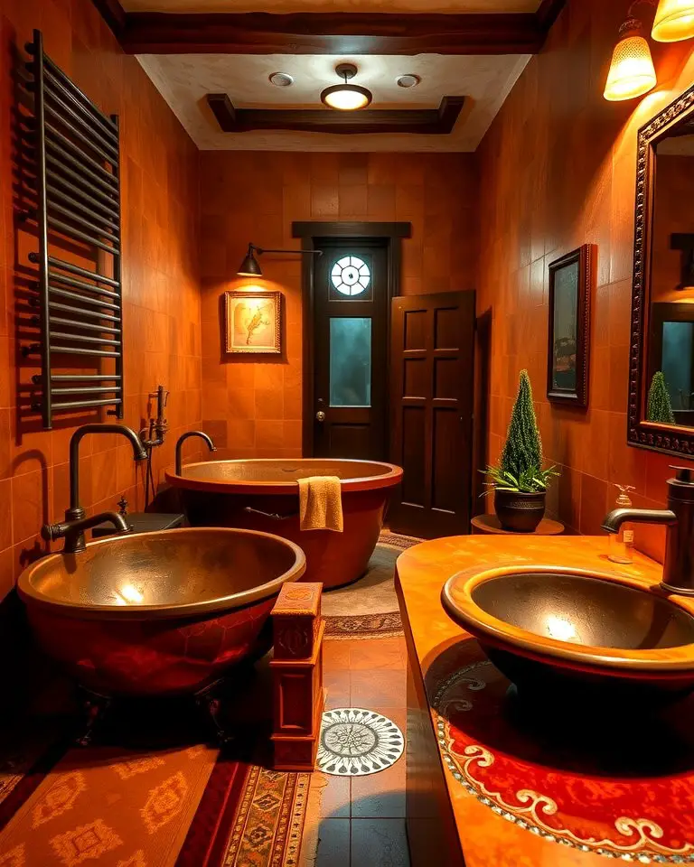 Copper Sinks and Bathtubs