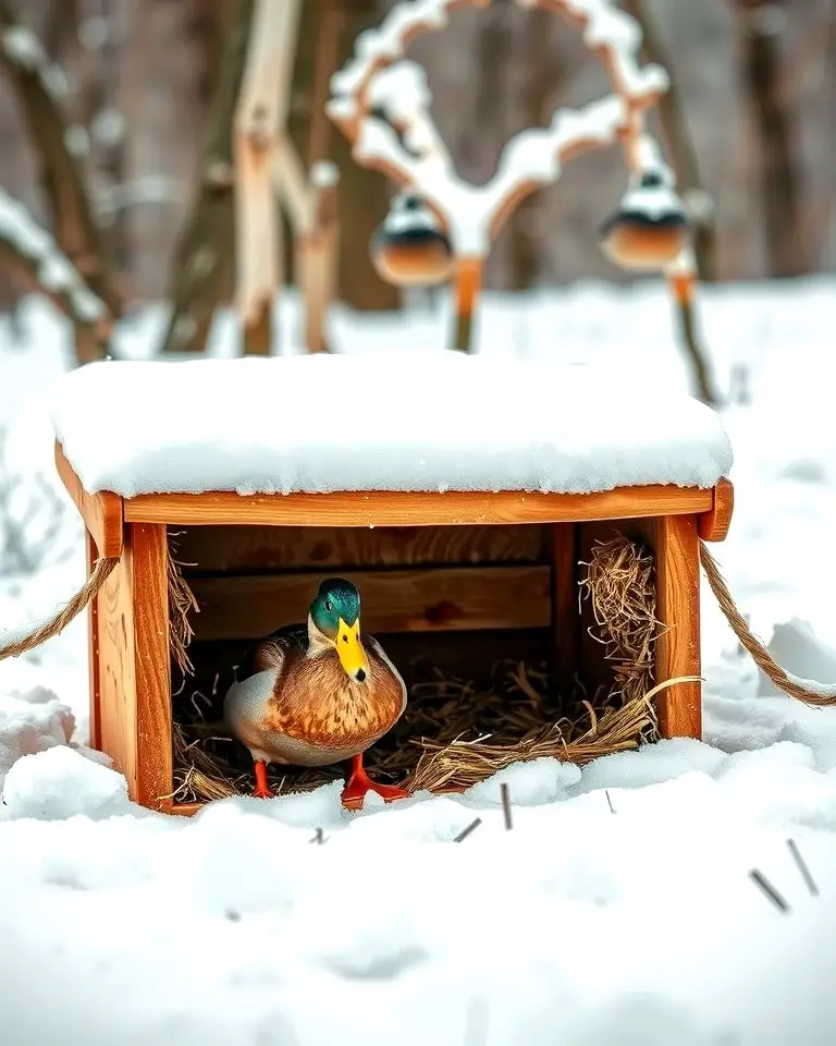 Insulated Duck House for Winter