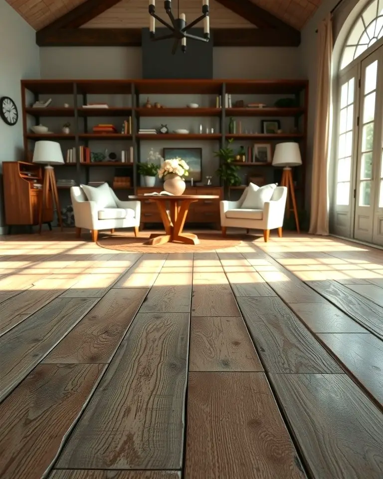 Distressed Wood Floors