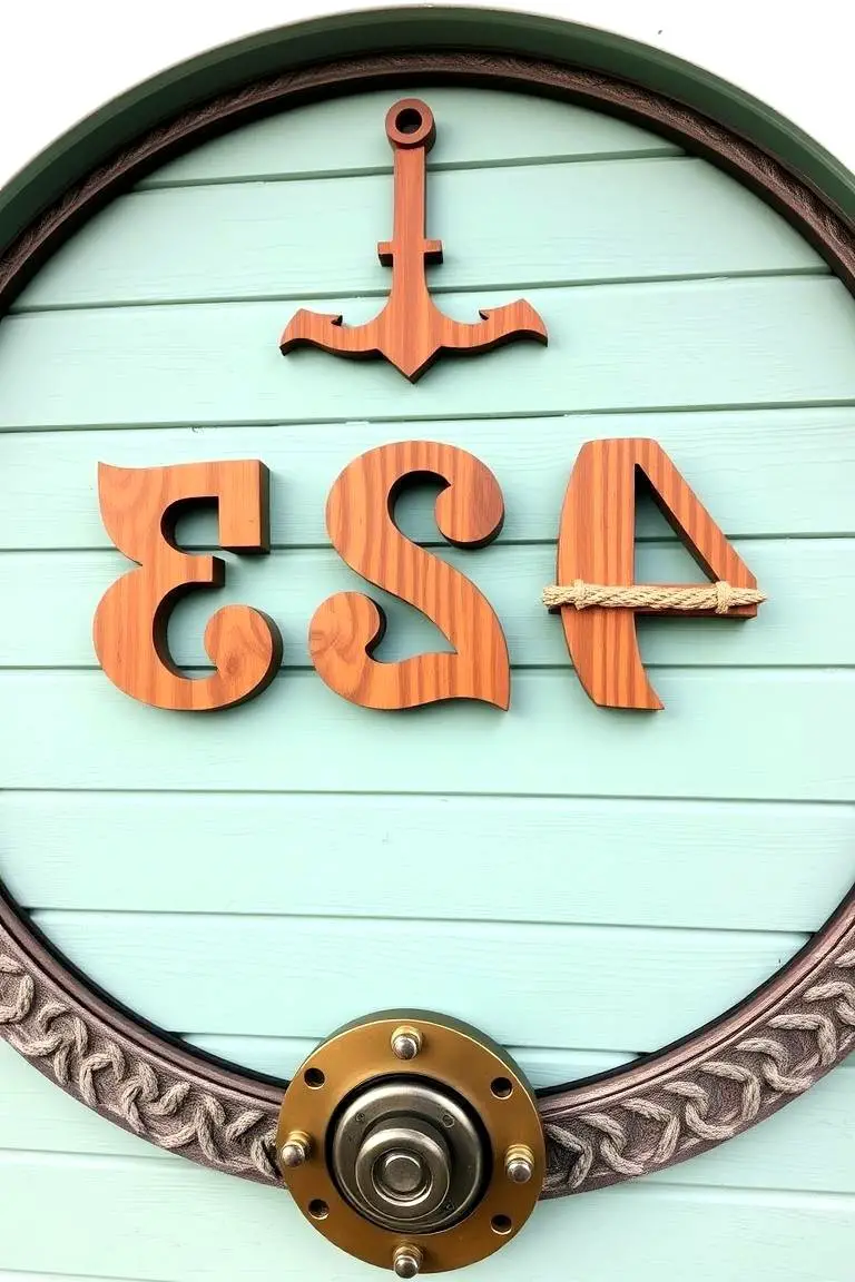 Nautical Themed Numerals