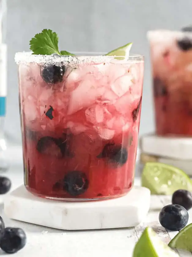Blueberry Cilantro Margaritas