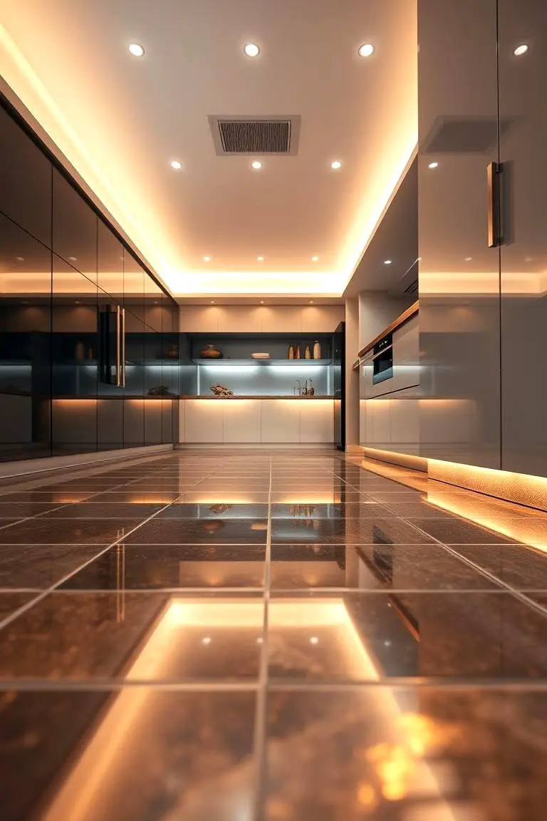 Shimmering Metallic Accents