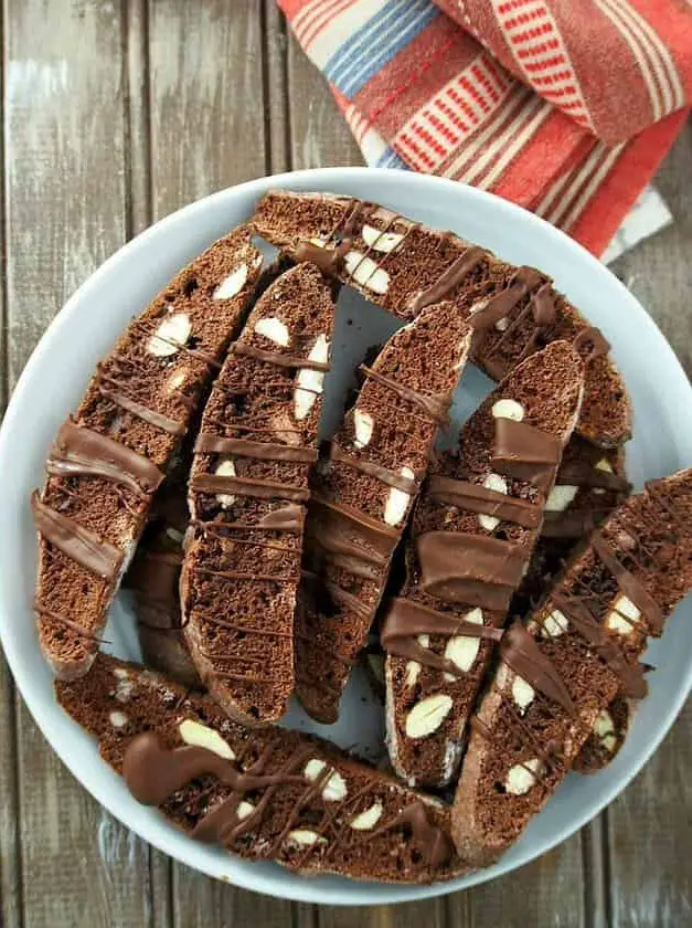 Almond Chocolate Biscotti