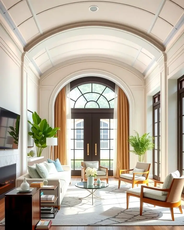 Arched Trim for Curved Elegance