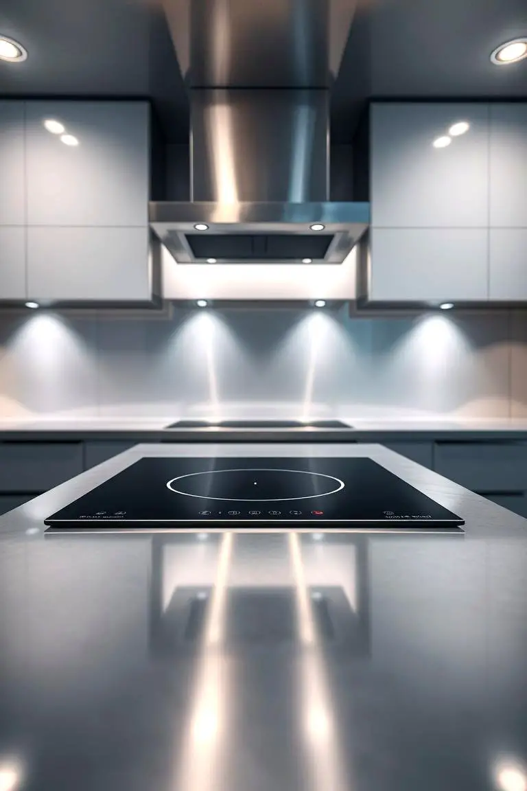 Stainless Steel Sleek Countertops