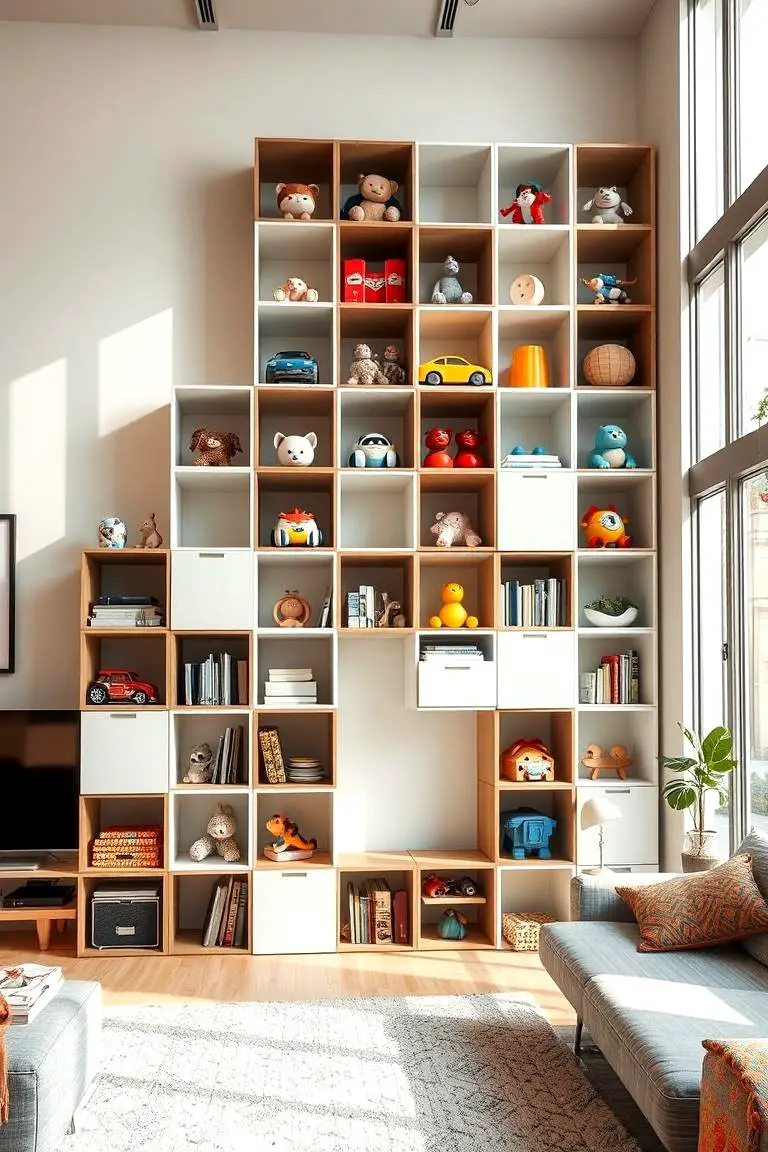 Creative Cube Shelving