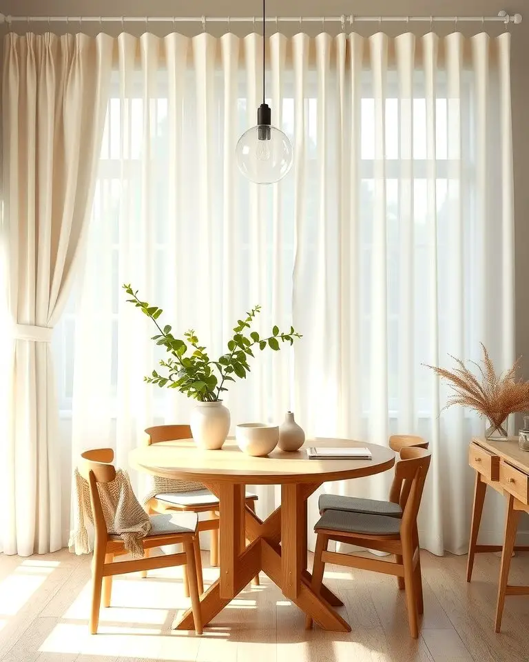 Light Linen Curtains for a Casual Vibe