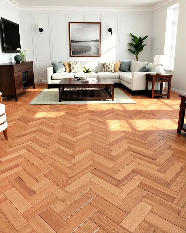 Herringbone Pattern Wood Floors