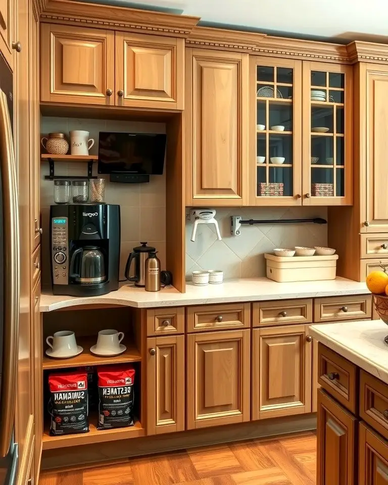 Built-In Coffee Station