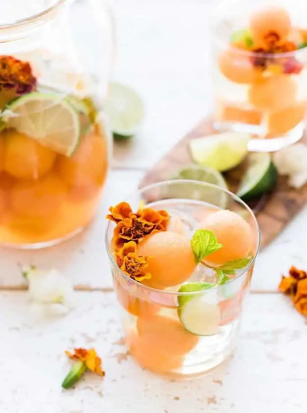 Ginger Cantaloupe Sangria