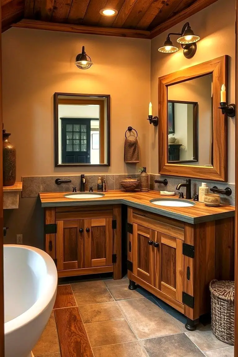 Rustic Elegance Bathroom