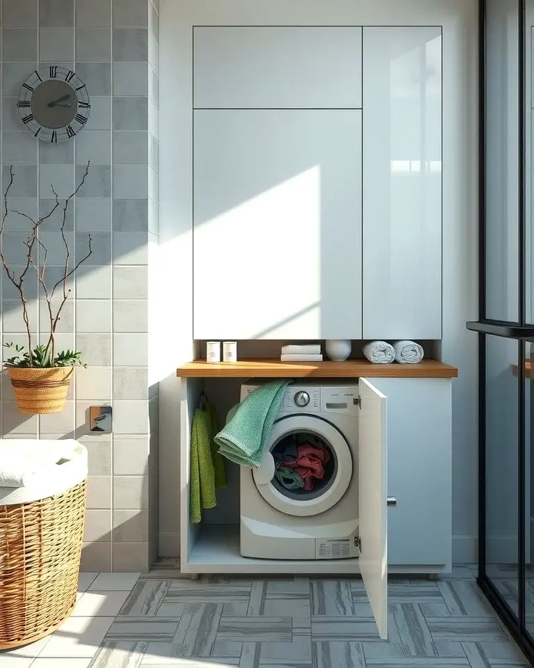 Built-In Laundry Hamper