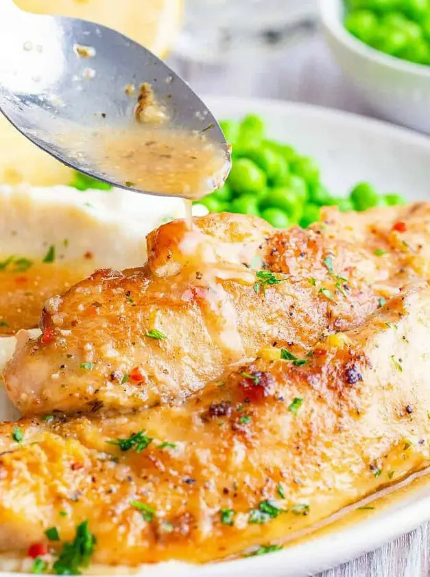 Crock Pot Lemon Garlic Chicken