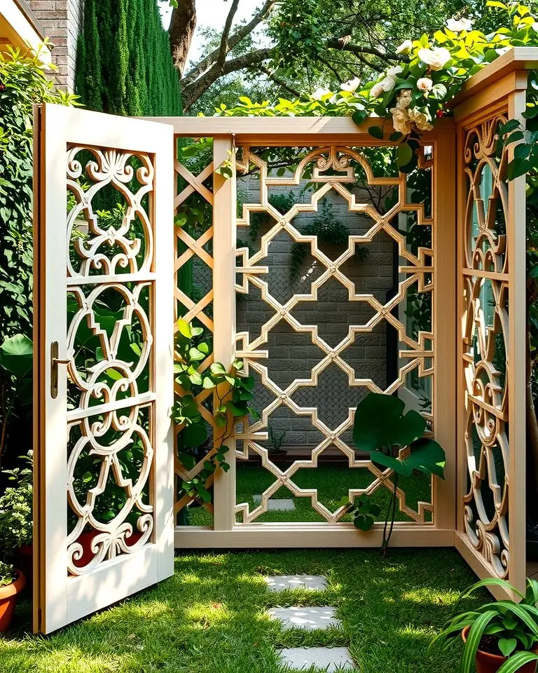 Lattice Screen Enclosure