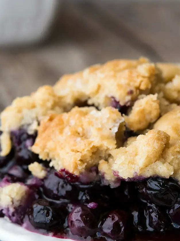 Old-Fashioned Blueberry Cobbler
