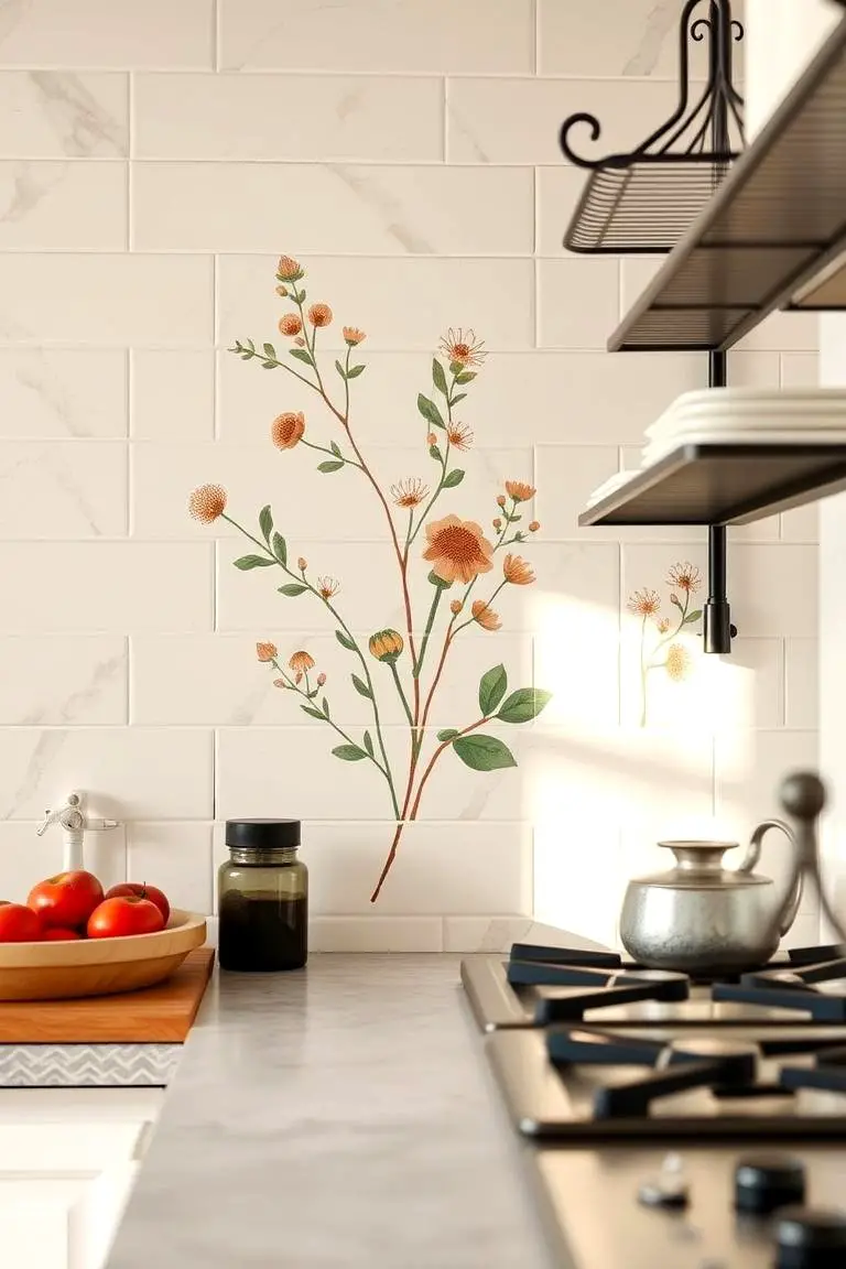 Artistic Hand-Painted Tiles